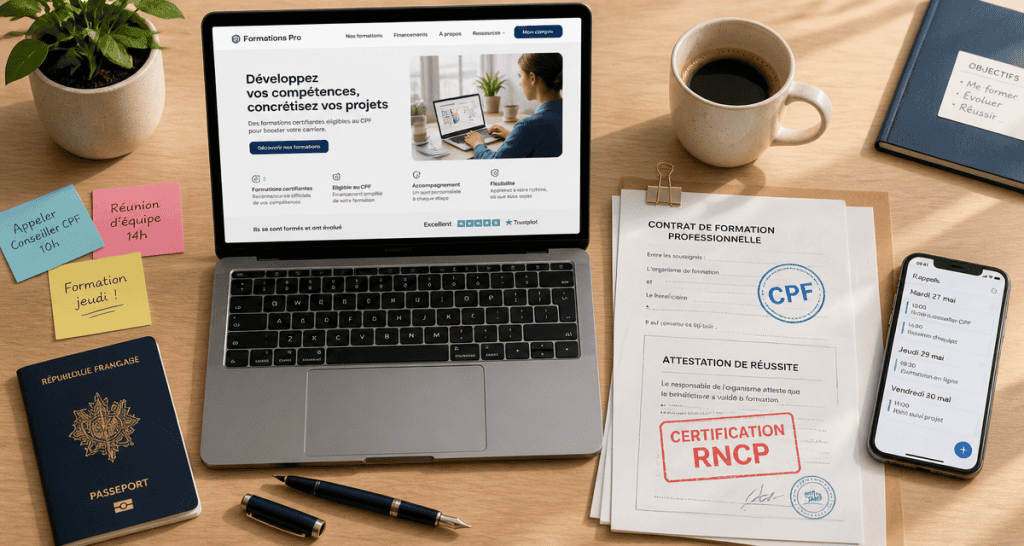 meilleur formation cpf certification rncp