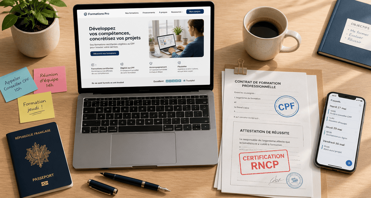 meilleur formation cpf certification rncp