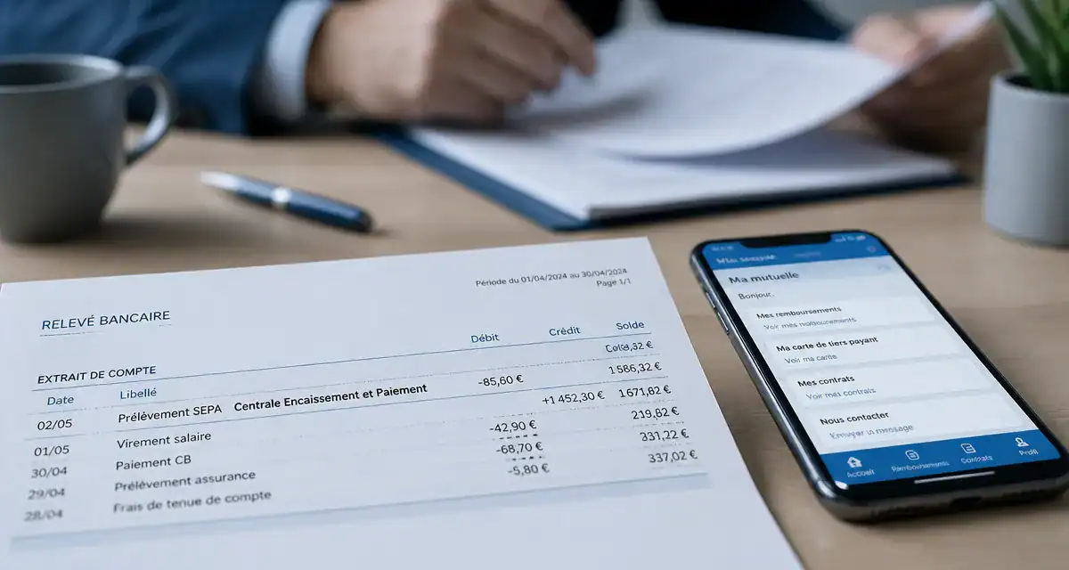 cep centrale encaissement sur relevé bancaire