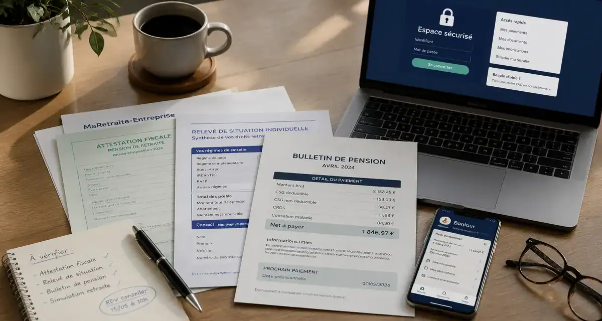 bureau maretraite-entreprise interface gestion retraite