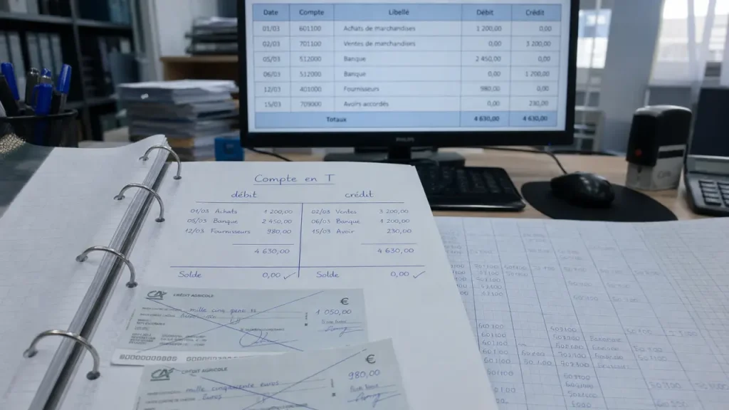 Débit, crédit, partie double : l’équilibre qui sécurise chaque écriture comptable