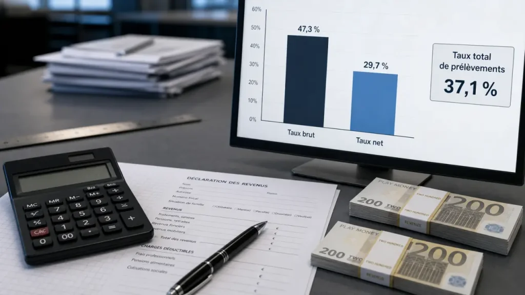 3,10 % affichés, 2,57 % ou 1,64 % perçus : convertir un taux brut en net pour votre épargne