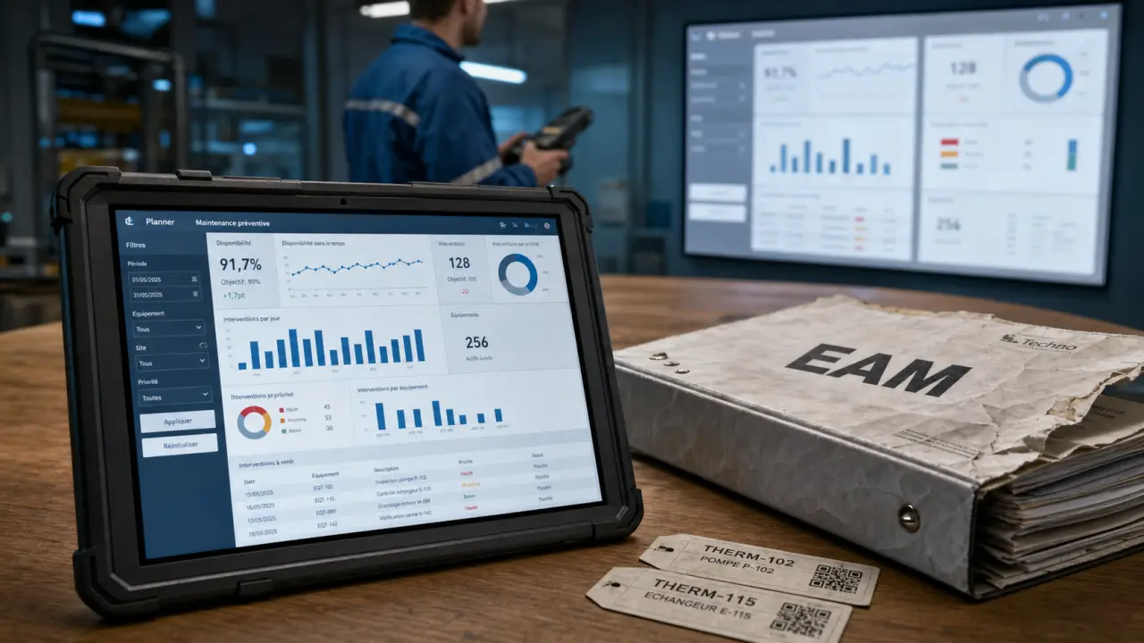 Enterprise asset management : maintenance et réduction des arrêts coûteux