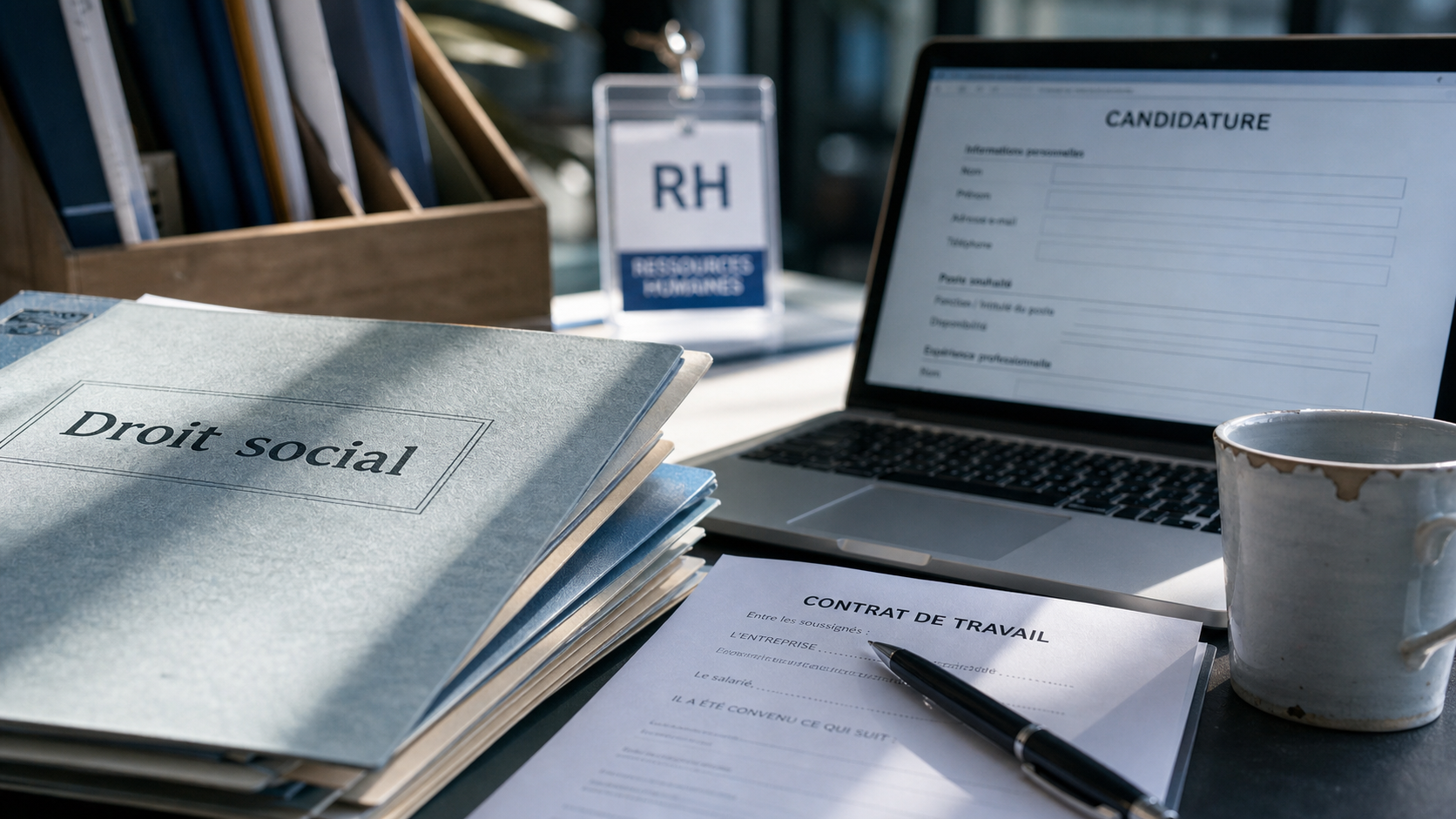 Juriste droit social emploi : dossiers droit social et candidature CDI