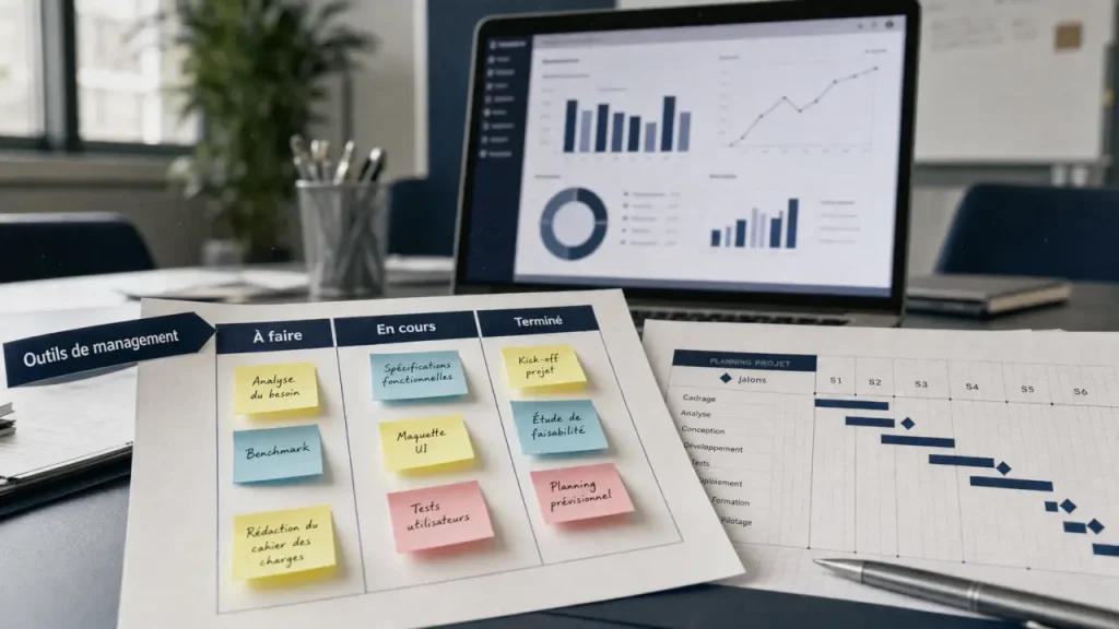 Kanban, OKR ou Gantt : choisir un outil de management sans alourdir l’équipe