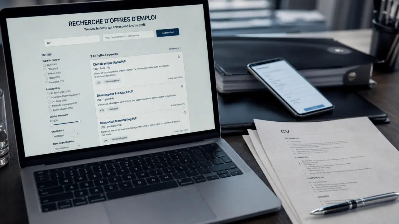 Recrutement monster : CV et annonces sur bureau, face à Indeed, LinkedIn et HelloWork
