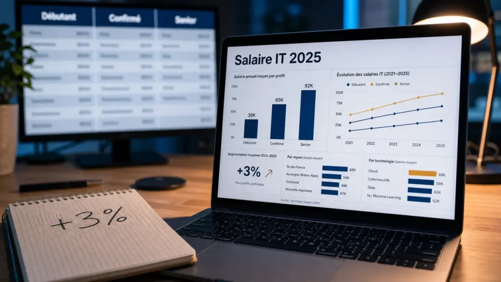 Salaire en informatique : cloud, data et cybersécurité paient le plus en 2025