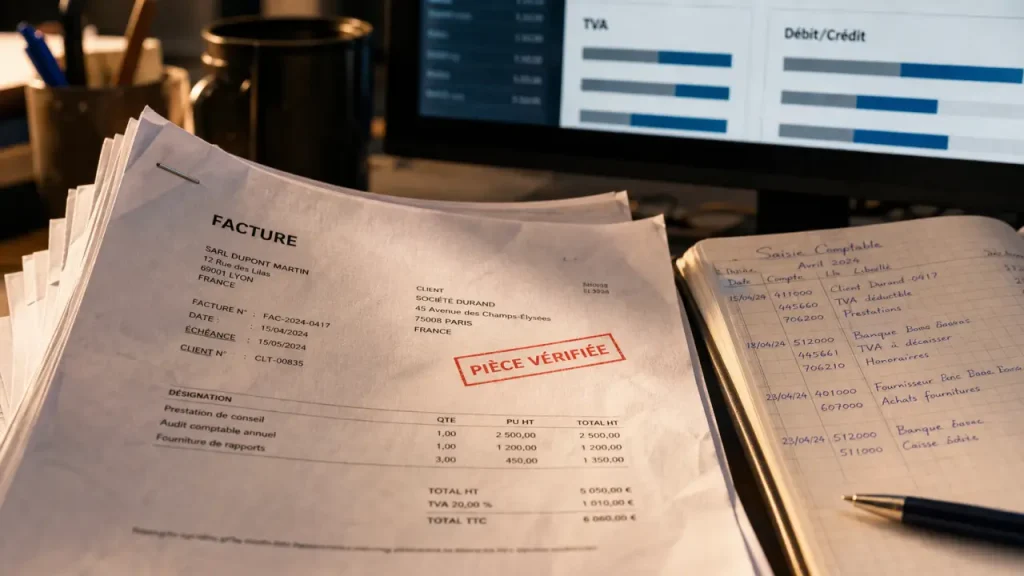 Enregistrement comptable : factures, justificatifs, TVA et automatisation sans erreur