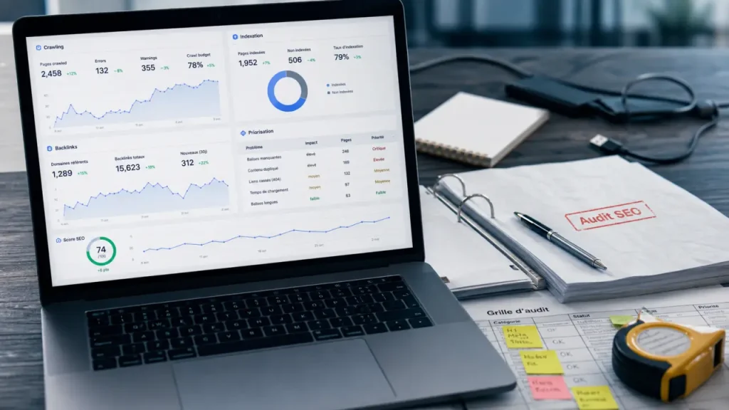 Formation SEO avancé : auditer un site, structurer le contenu et piloter le netlinking