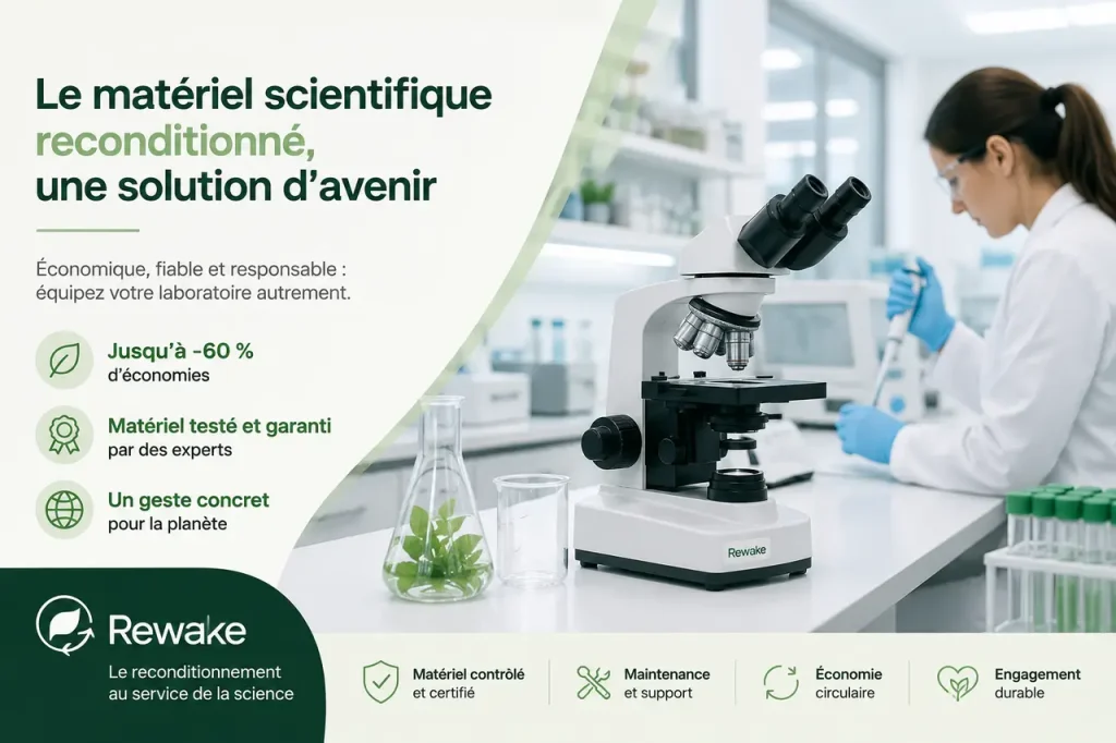 Pourquoi le matériel scientifique reconditionné séduit de plus en plus les laboratoires