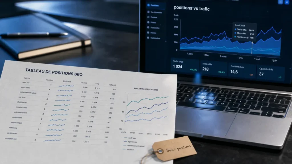 Ranks SEO : positions, concurrents et rapports à surveiller