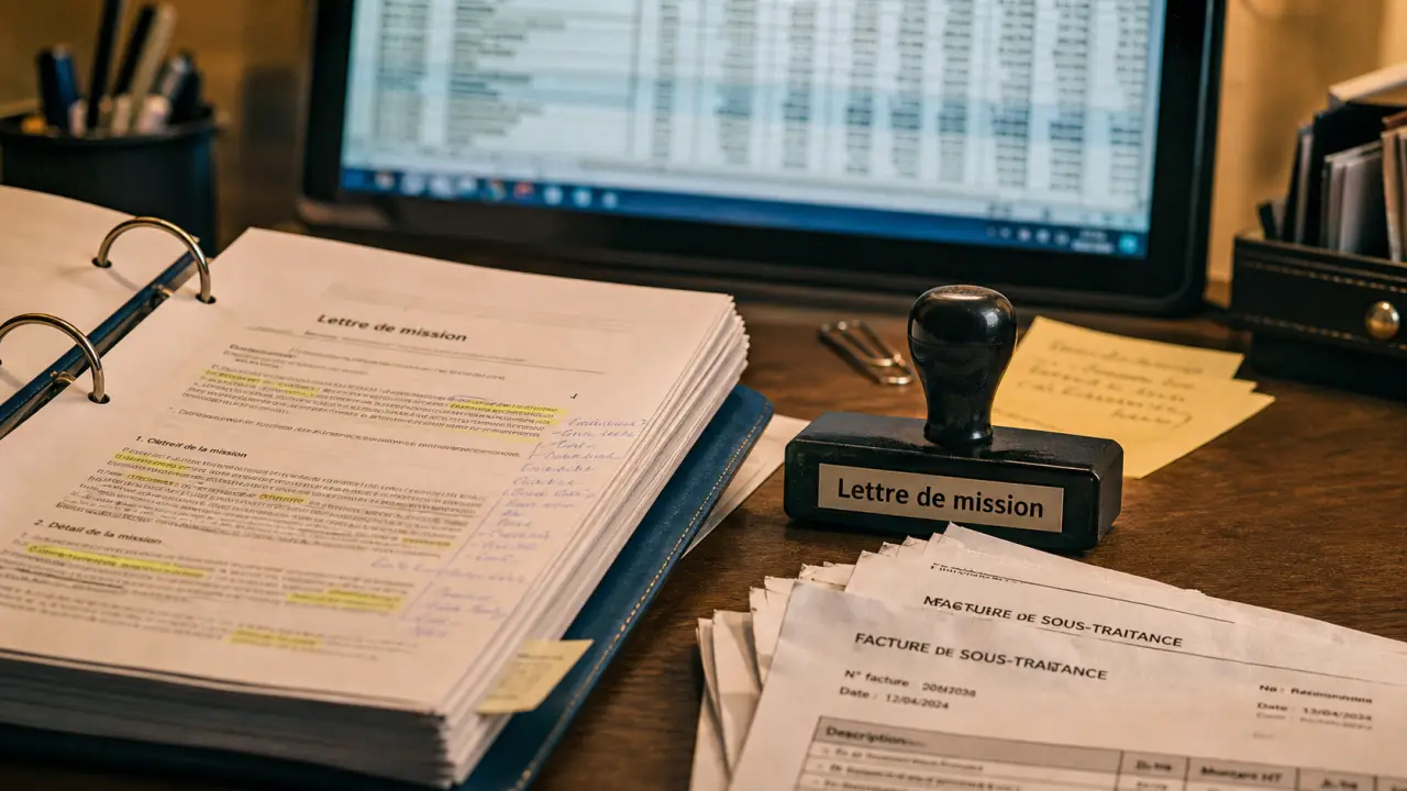 Sous traitance comptabilité : lettre de mission et comptes 604 611