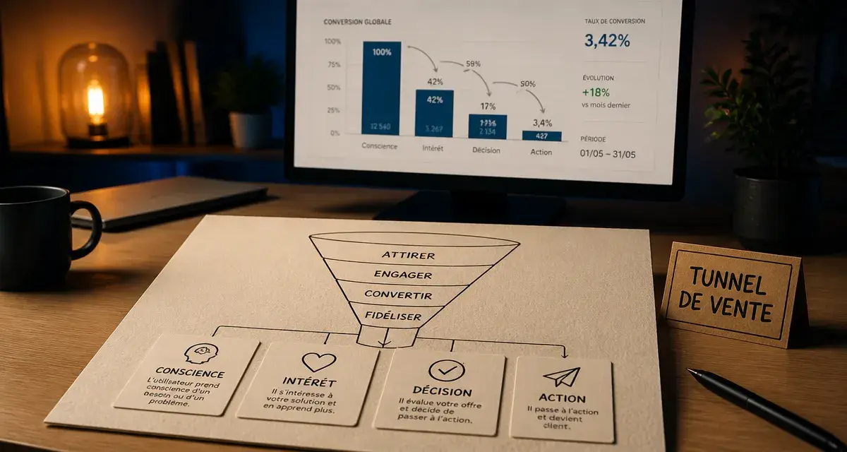 Tunnel de vente definition : parcours client pour convertir sans forcer